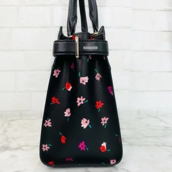 Kate Spade Ditsy Buds Floral Medium Satchel Crossbody - Picture 3 of 8